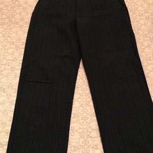 Navy pinstripe Banana Rep Factory slacks 35/30